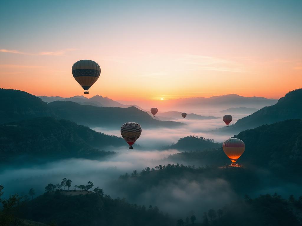 Valley Sunrise Balloon Tour in Munnar